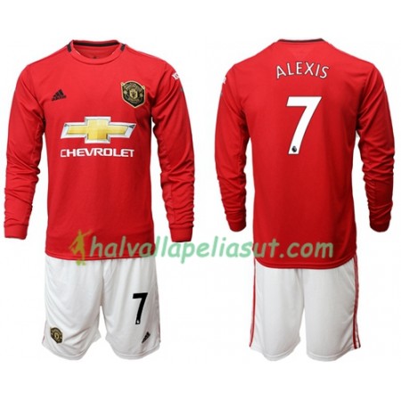 Jalkapallo Pelipaidat Manchester United Alexis 7 Lasten Kotipaita 2019-2020 Pitkähihainen